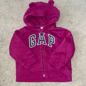 Baby GAP Zip Hoodie, Size 12-18M